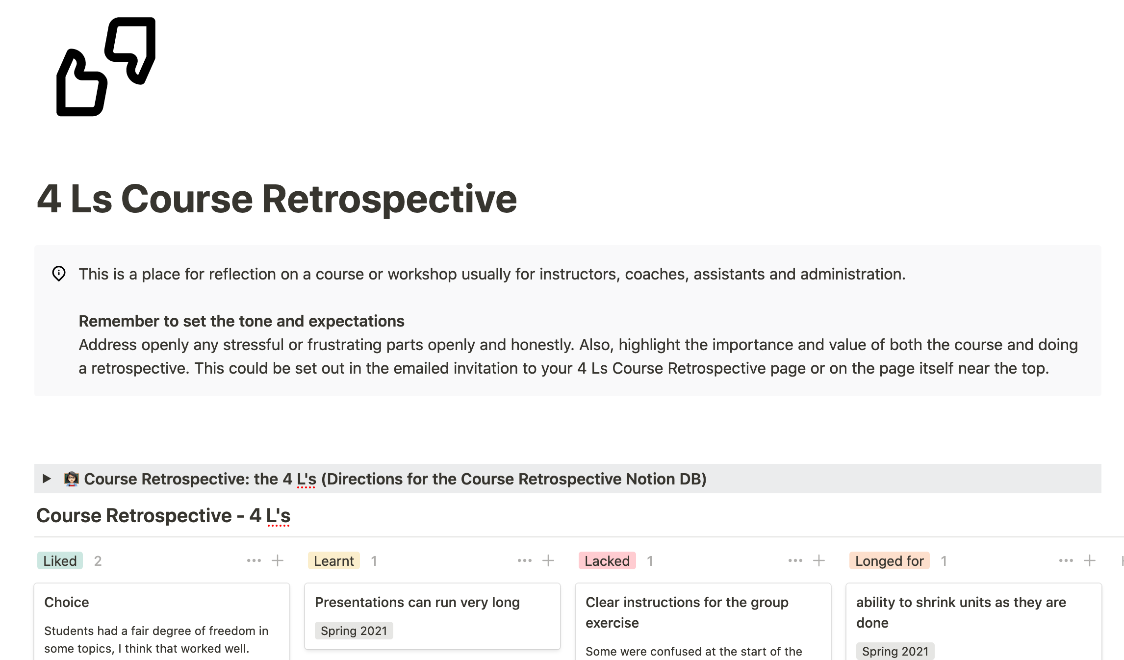 5 Steps to Run a Course Retrospective (and reasons why you should)